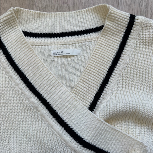 Oak+Fort Cropped Knit Sweater - Picture 7 of 7